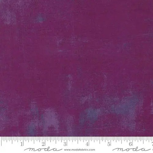 Purple Grunge Basics Plum 44"/45" Fabric Per Yard - Linda's Electric Quilters