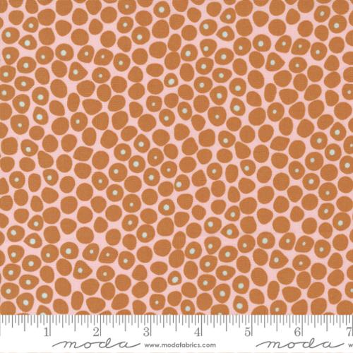 Lazy Afternoon Bronze Flowing Blenders Dots Cotton 44"/45" Fabric Per Yard