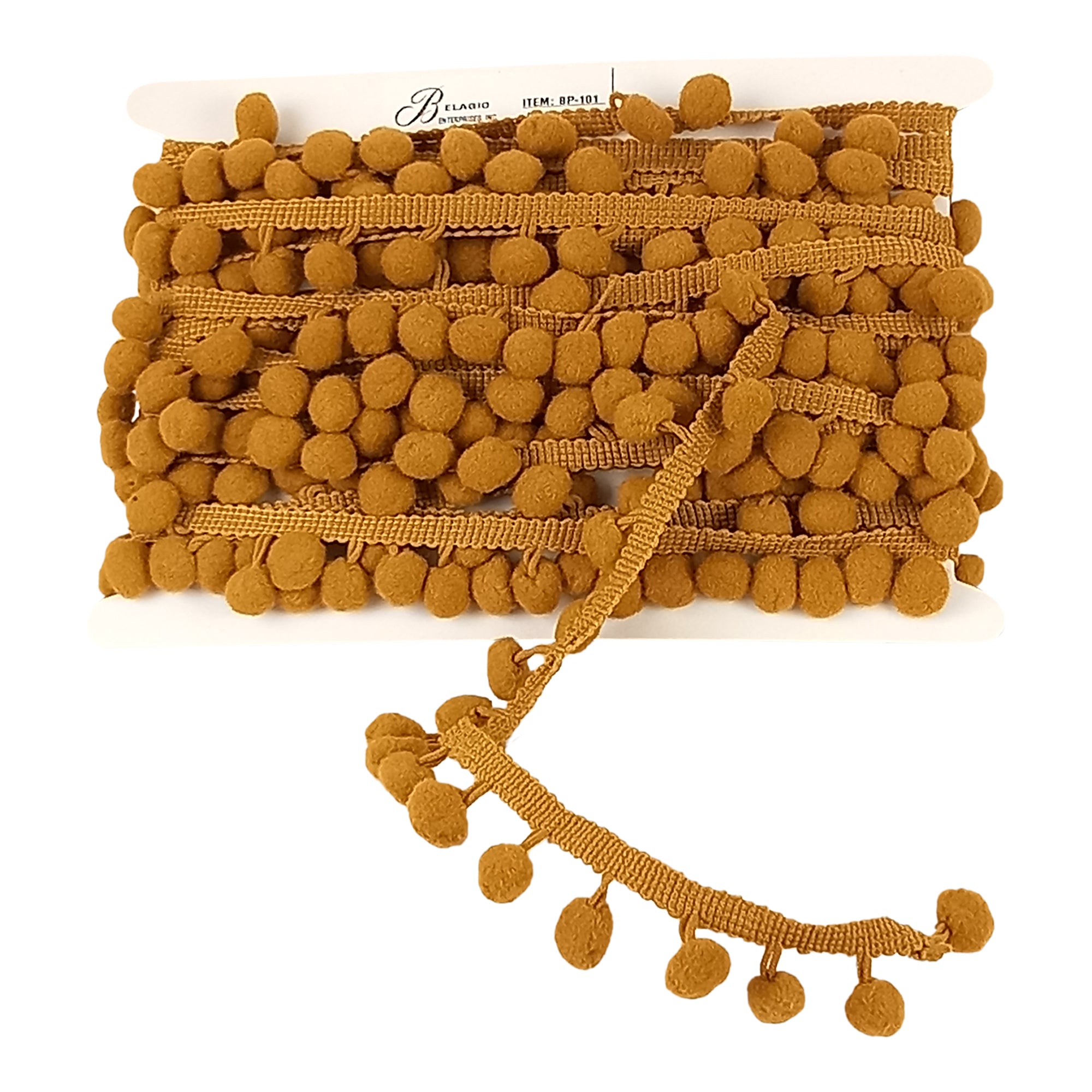 5/8-inch Pompom Trim – 10 Yard Roll | 22 colors