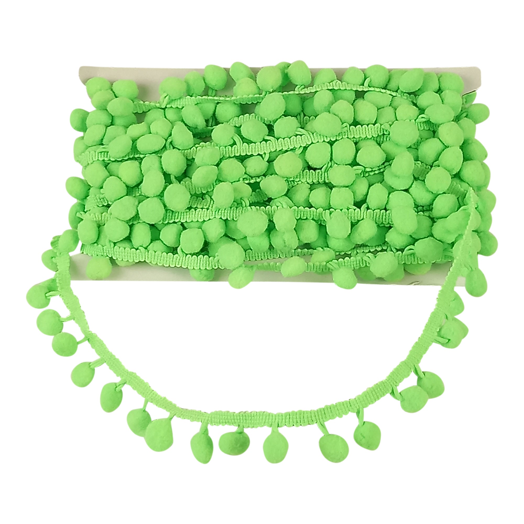 5/8-inch Pompom Trim – 10 Yard Roll | 22 colors