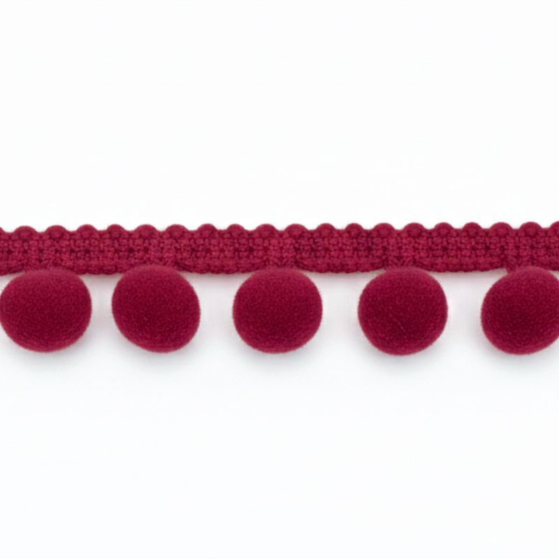 5/8-inch Pompom Trim – 10 Yard Roll | 22 colors