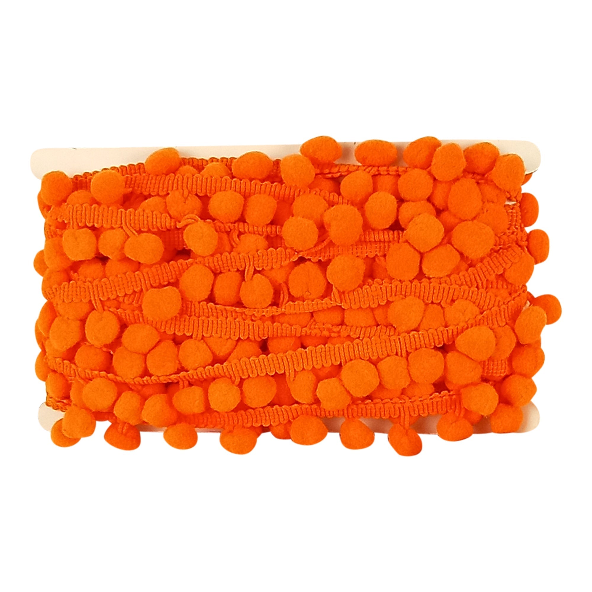 5/8-inch Pompom Trim – 10 Yard Roll | 22 colors