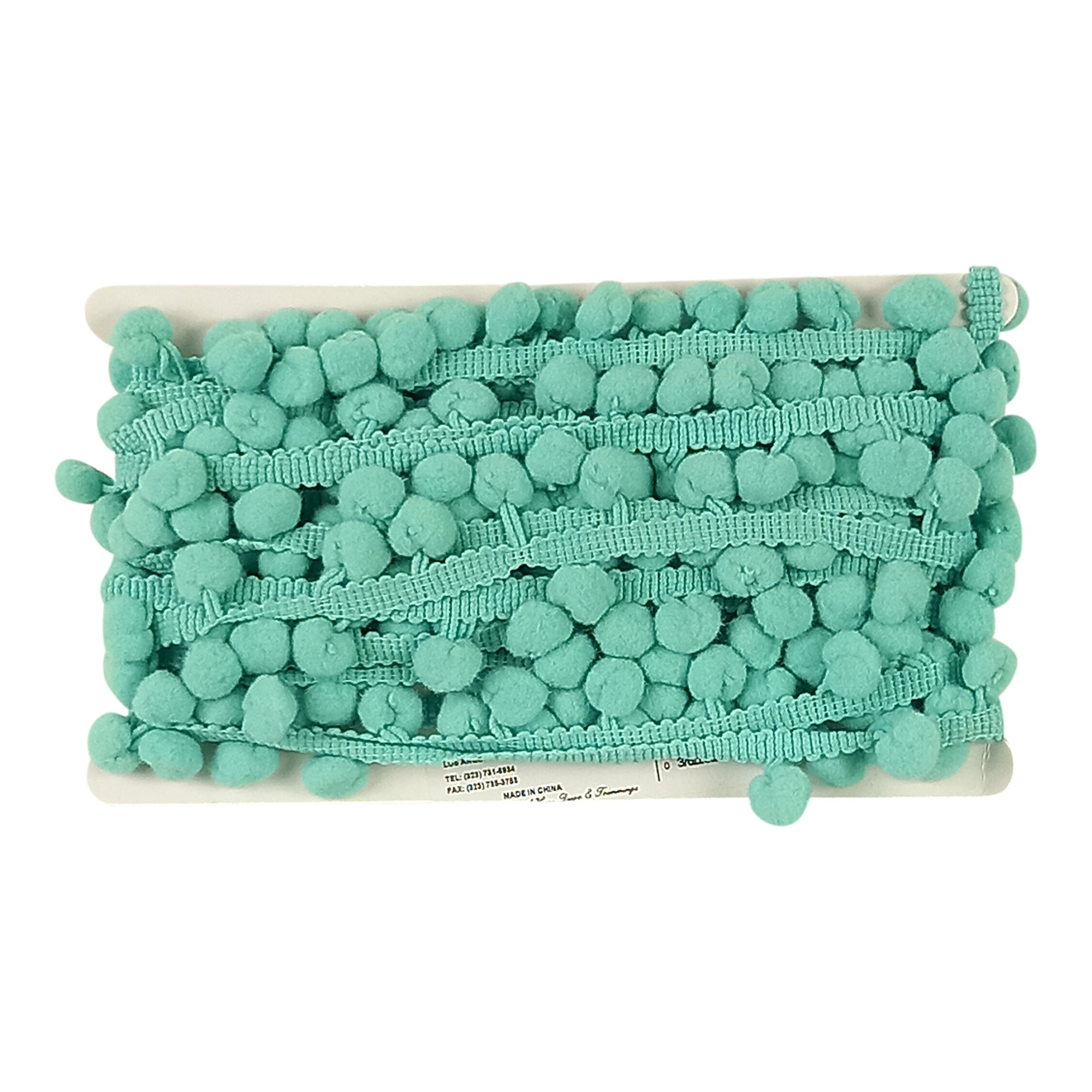 5/8-inch Pompom Trim – 10 Yard Roll | 22 colors