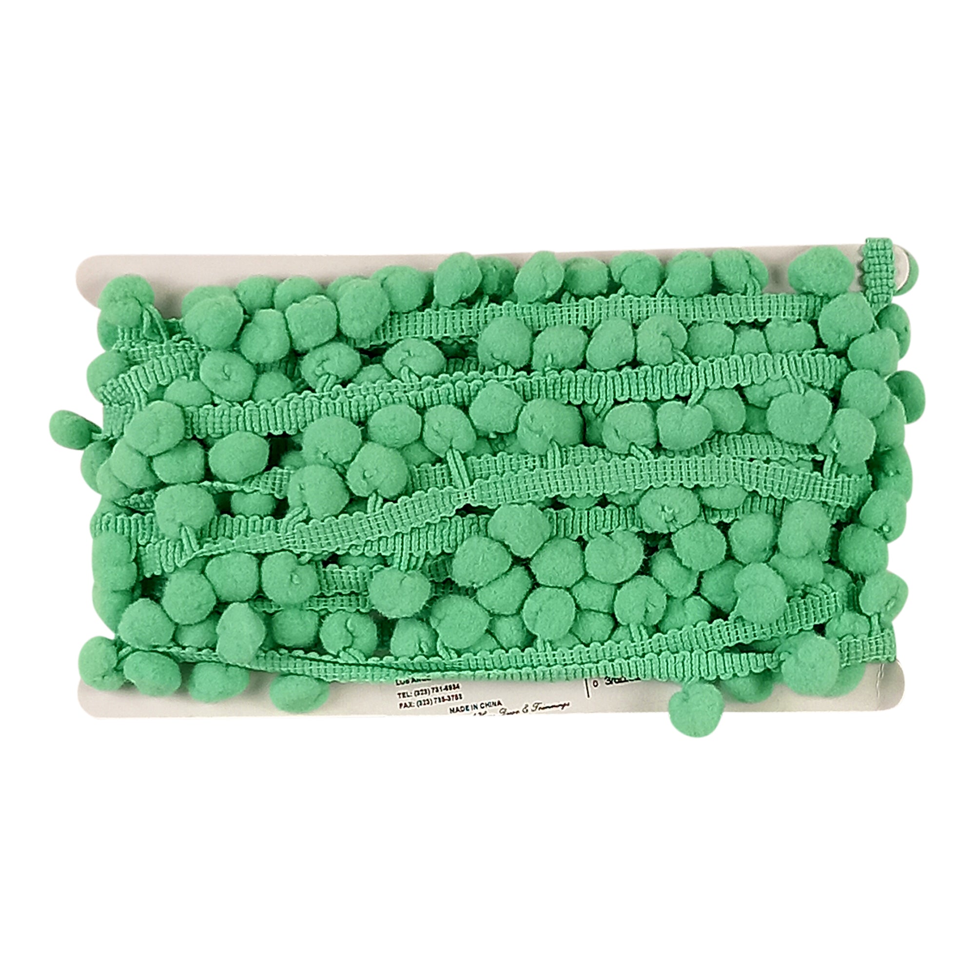 5/8-inch Pompom Trim – 10 Yard Roll | 22 colors