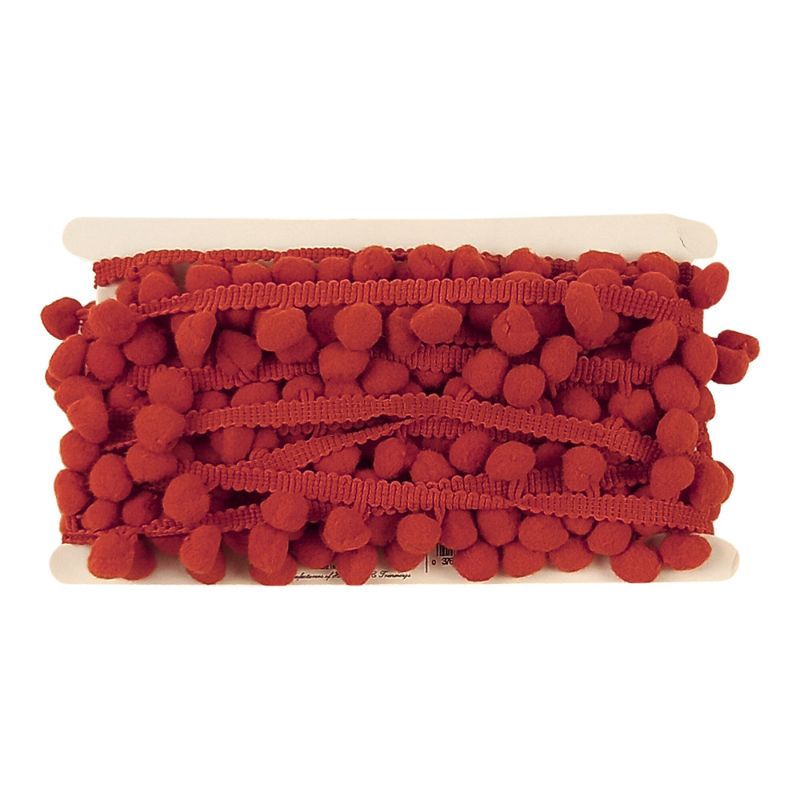 5/8-inch Pompom Trim – 10 Yard Roll | 22 colors