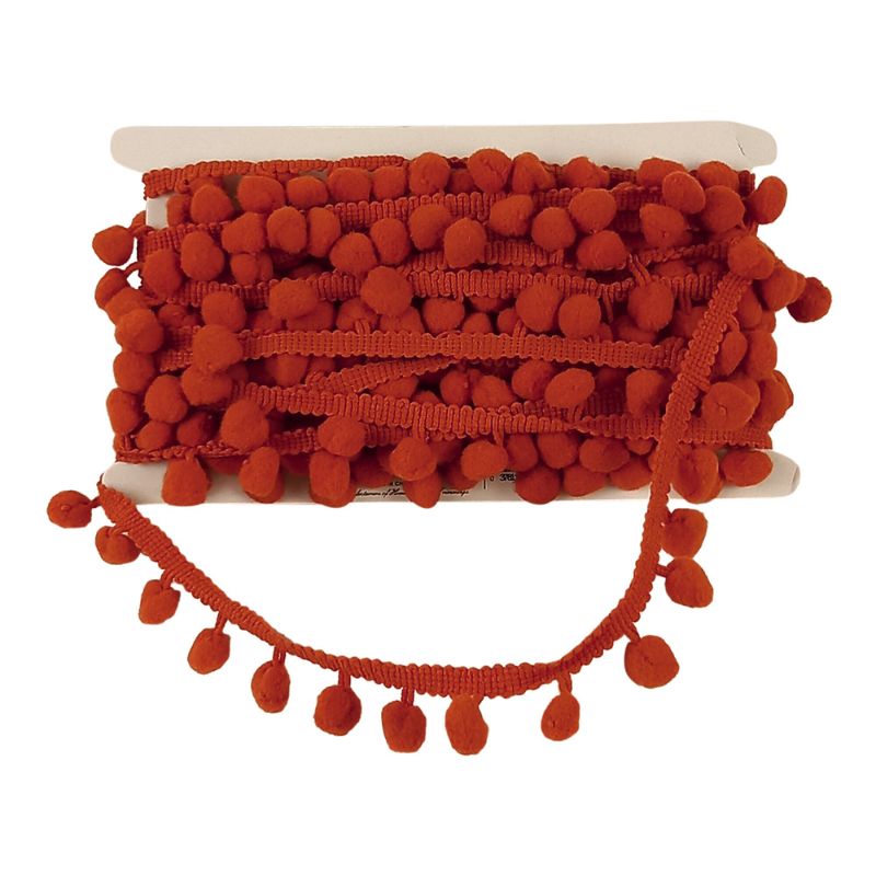 5/8-inch Pompom Trim – 10 Yard Roll | 22 colors