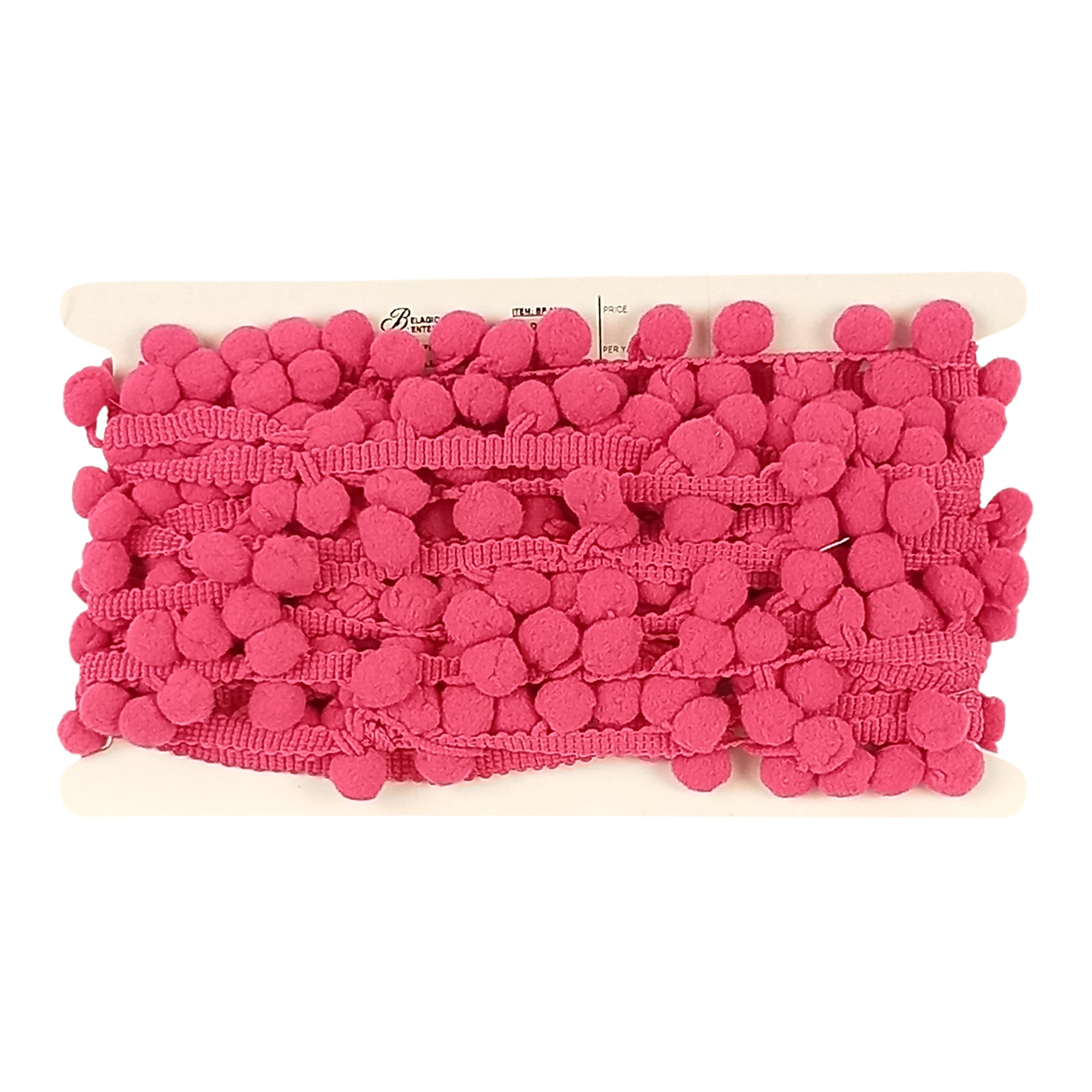 5/8-inch Pompom Trim – 10 Yard Roll | 22 colors