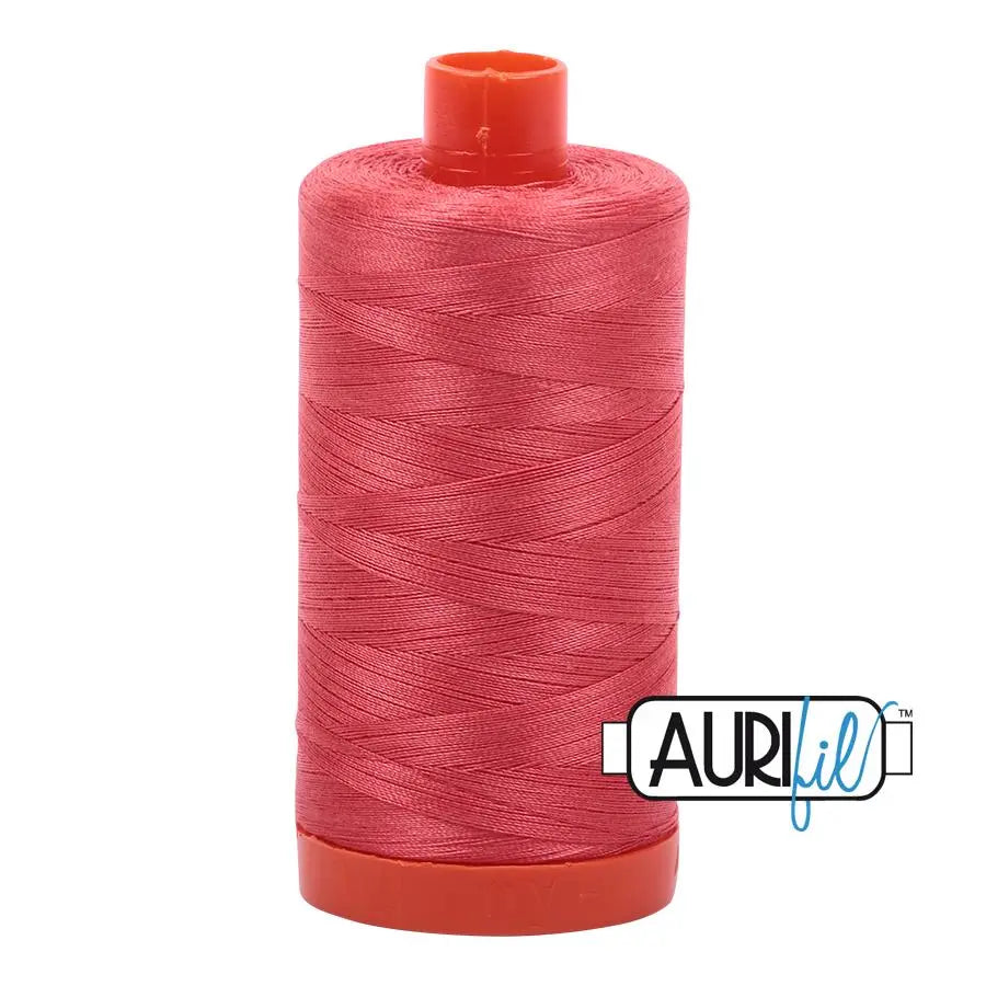 5002 Medium Red Aurifil Cotton 50wt