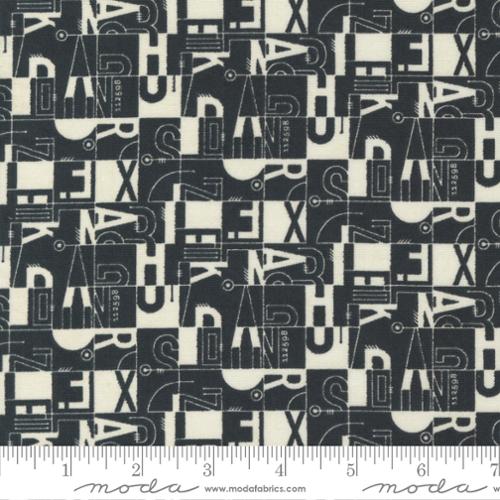 Date Night Black Dress Text and Words Block Cotton 44"/45" Fabric Per Yard