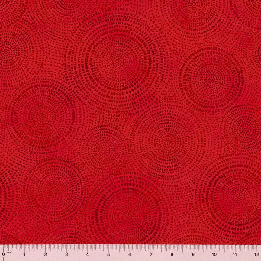 Red Radiance Wideback Cotton Fabric per yard