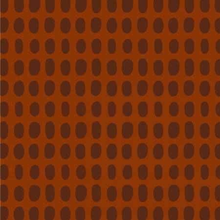 Windham Night Rainbow spot quilting cotton fabric in Paprika