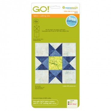 AccuQuilt GO! Ohio Star 12 inch block die set