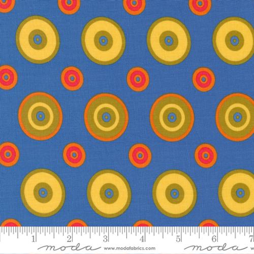 Creativity Roars Cobalt 44"/45" Fabric Per Yard