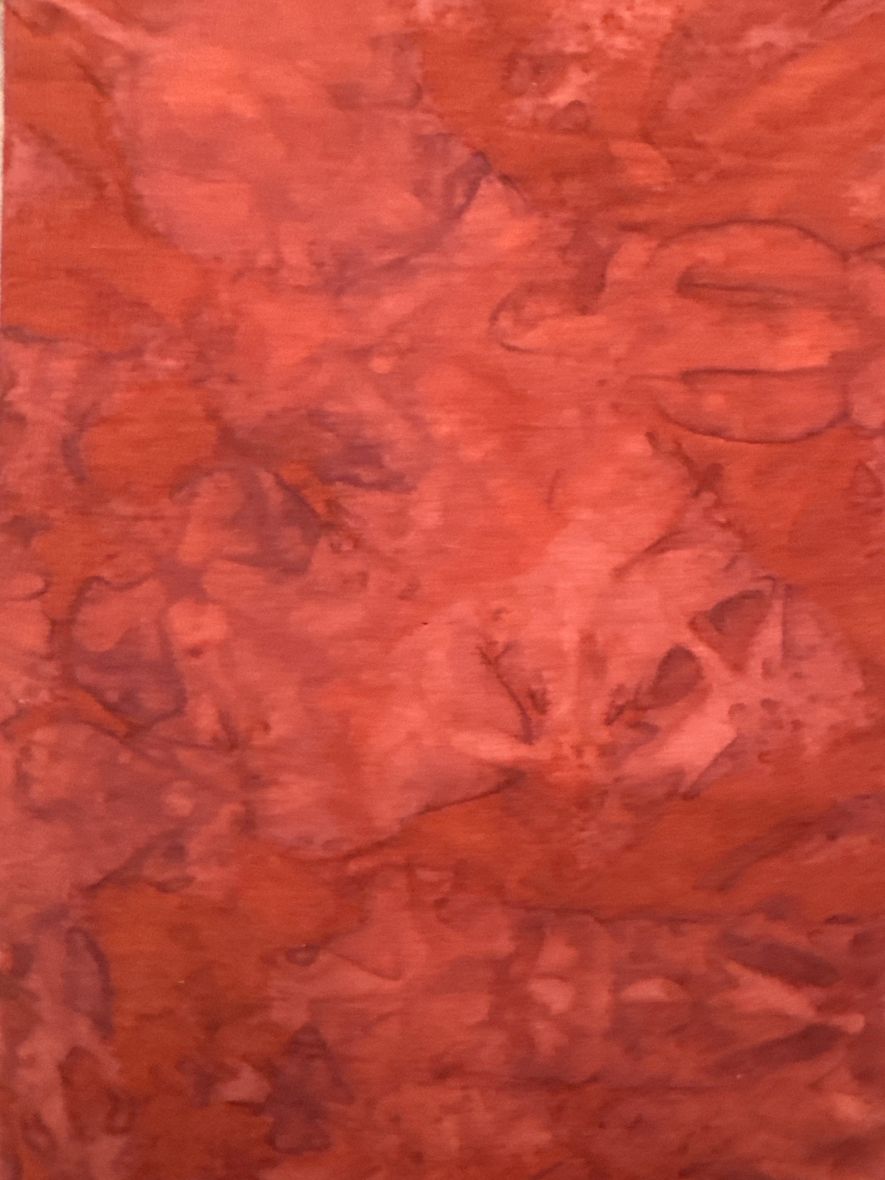 Watercolor Basic Wet Terracotta blender quilting fabric by Hoffman Fabrics