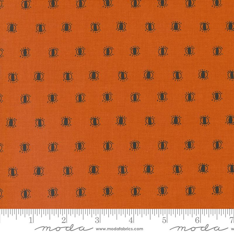 Moda Noir eyes pumpkin Halloween print