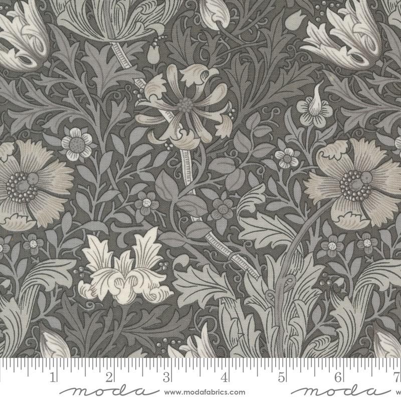 Moda Ebony Suite quilting fabric in Charcoal 8383 14