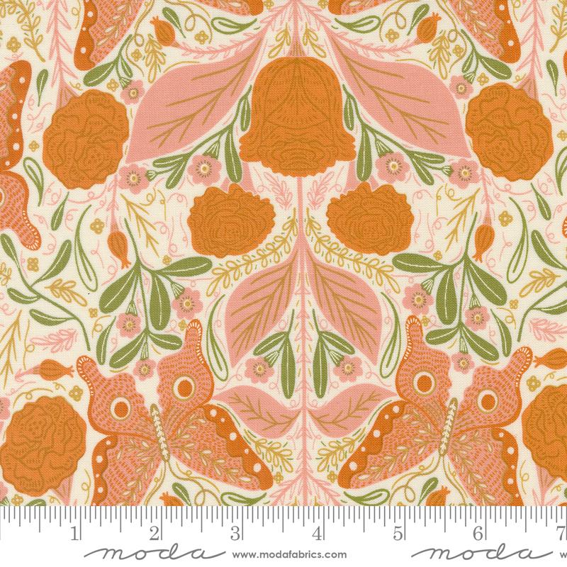 Moda Woodland Wonder quilting cotton fabric in Cloud 48391