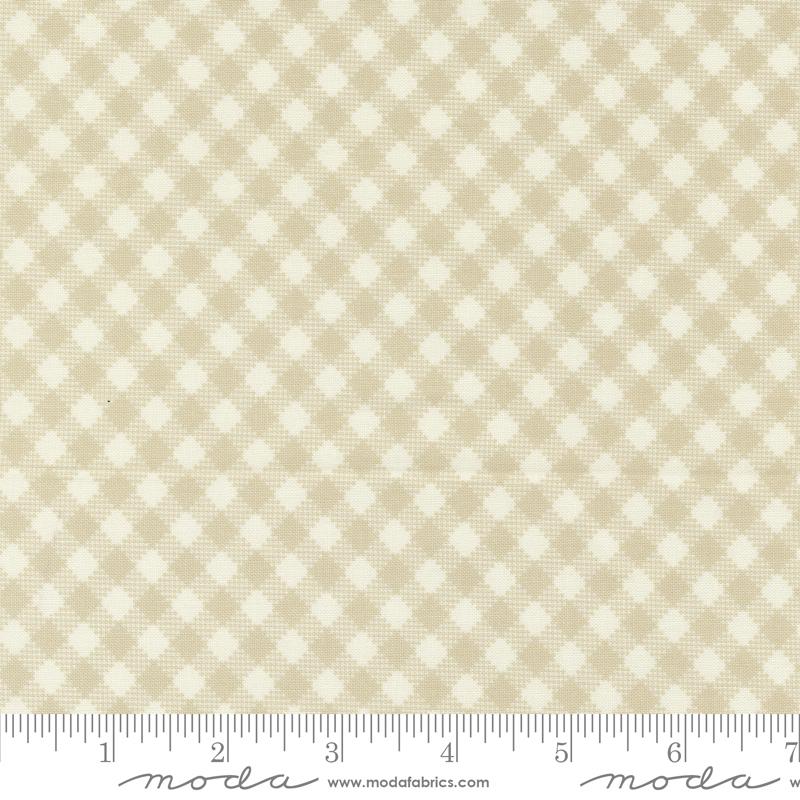Moda Farmstead quilting cotton fabric in Linen 20907