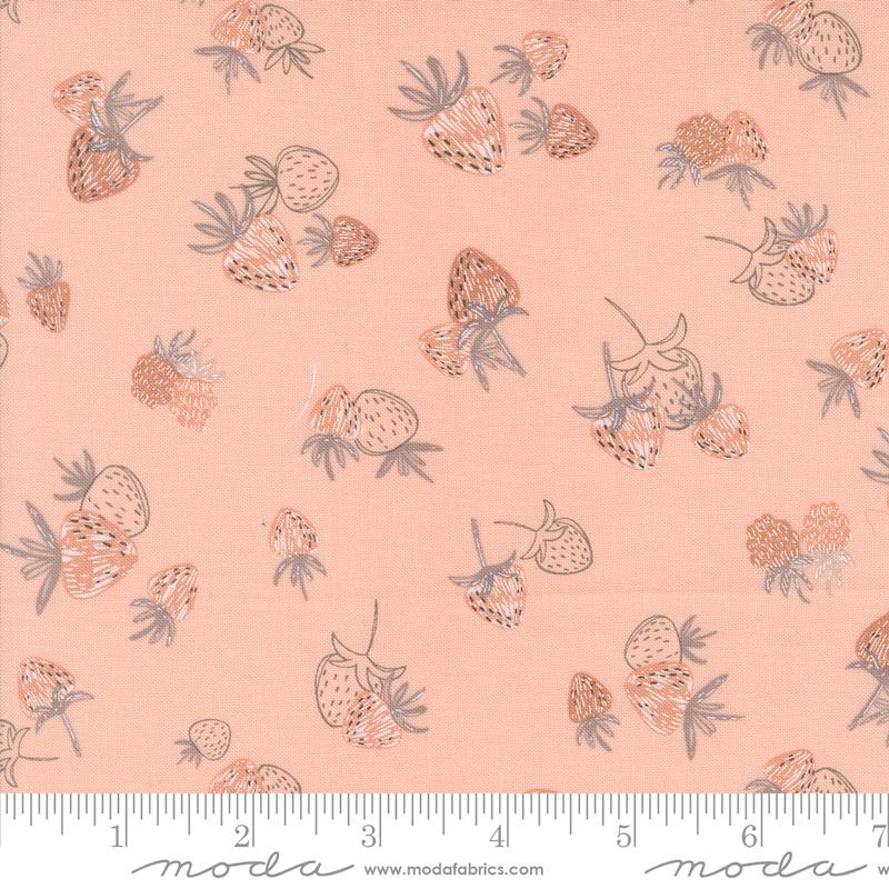 Moda Chirp sweet memories quilting cotton fabric in Sunrise