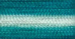 69 Floriani Thread 40 weight 1000M - VARITHREAD AQUAMARINE STRIPE - Linda's Electric Quilters