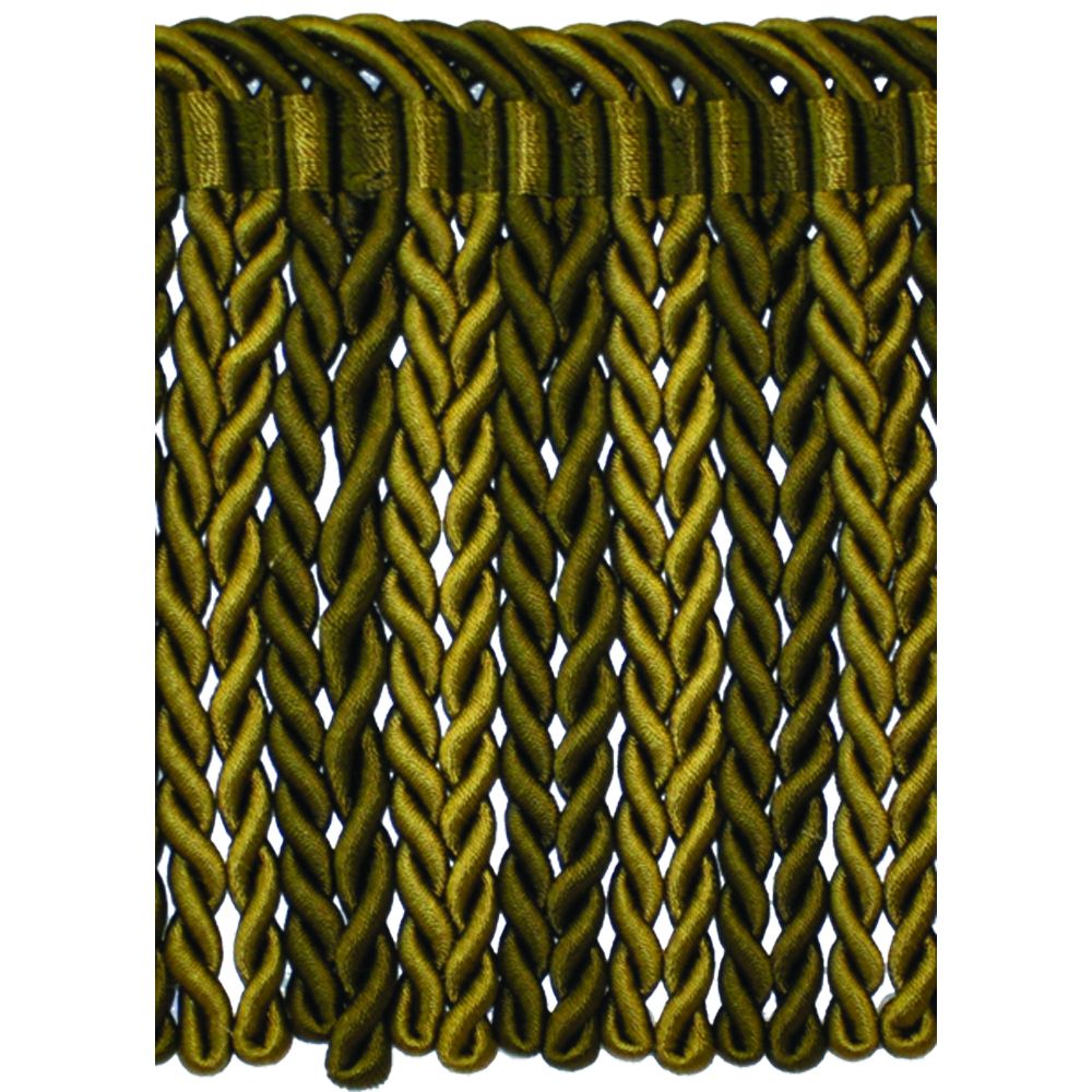 6" Bullion in Variated Gold, 5-Yard Roll - Luxury Decorative Fringe for Drapery, Upholstery and Home Decor