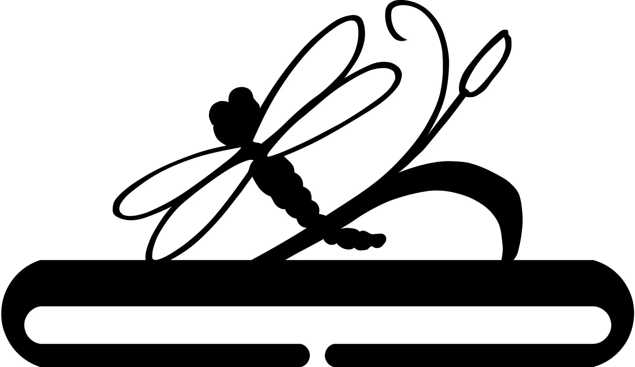 6in Dragonfly Split Bottom Holder - Linda's Electric Quilters