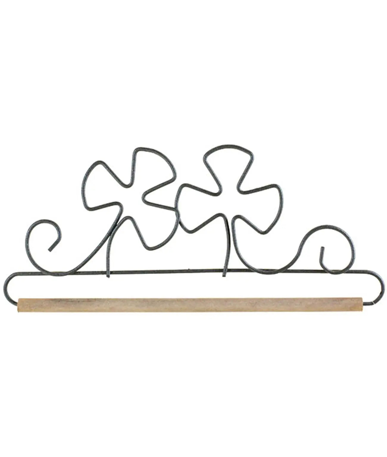 6in Shamrock Dowel Holder Gray - Linda's Electric Quilters