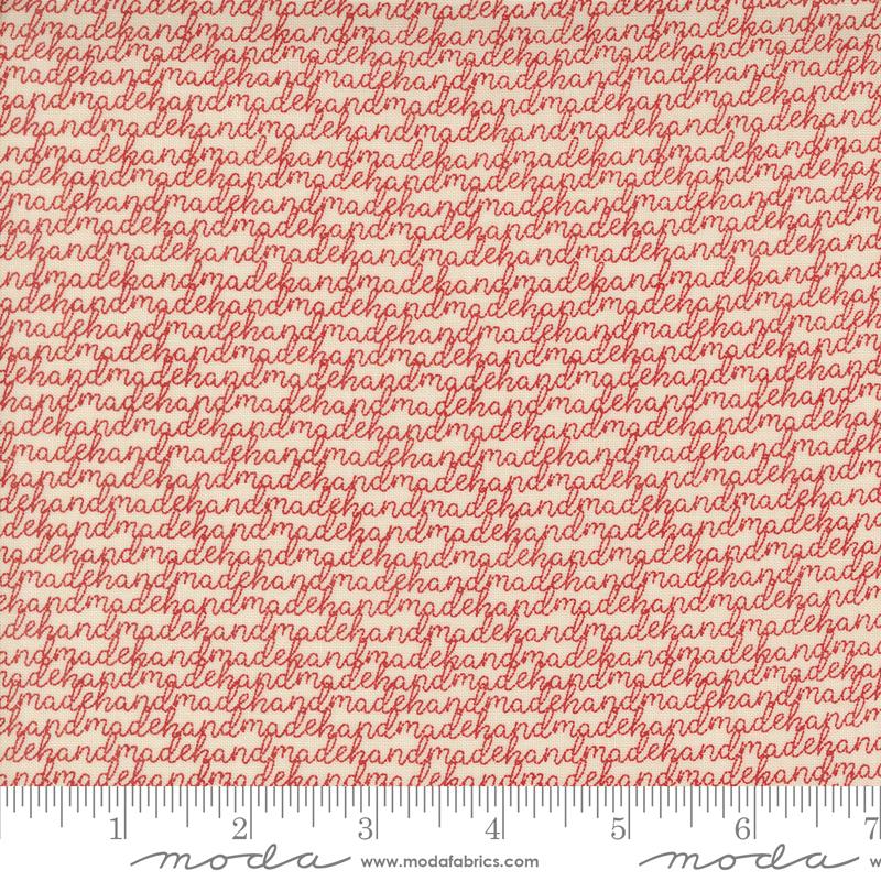 Moda Sweetwater Threads quilting cotton in Porcelain Red