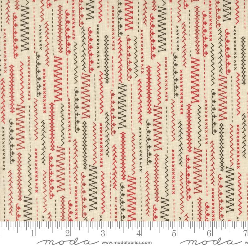 Moda Sweetwater Threads quilting cotton in Porcelain Multi
