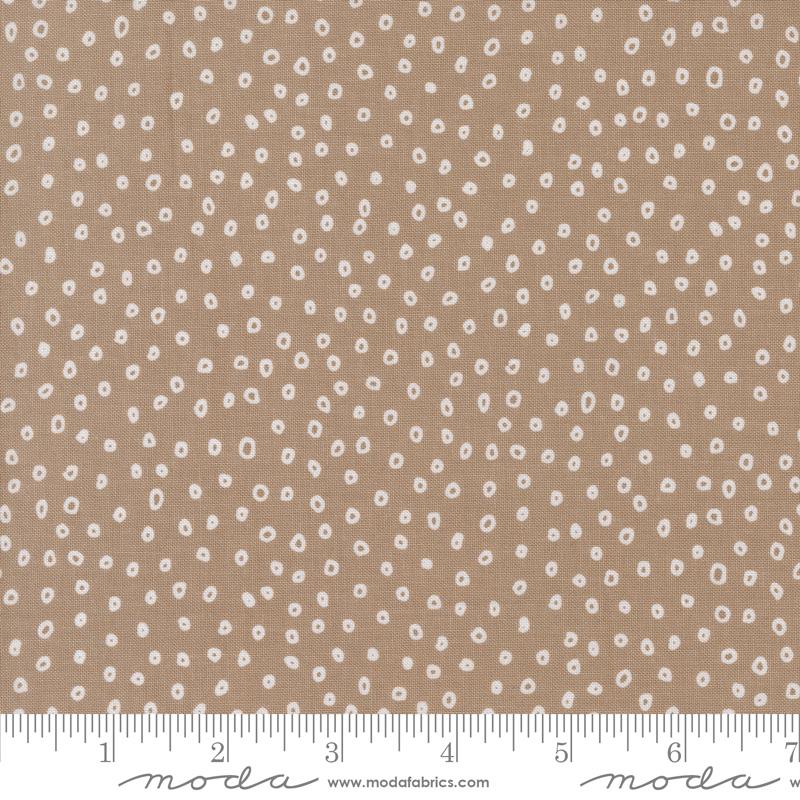Moda Botany Seeds quilting cotton in Earth