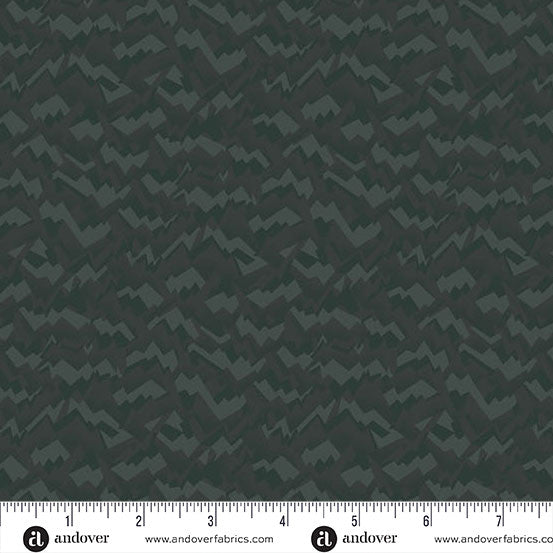Nordic Summer Rock Cliff Deep Water Cotton 44"/45" Fabric Per Yard