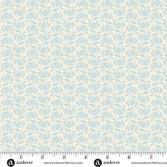 Special Delivery Lilybell Ice 44"/45" Cotton Fabric Per Yard