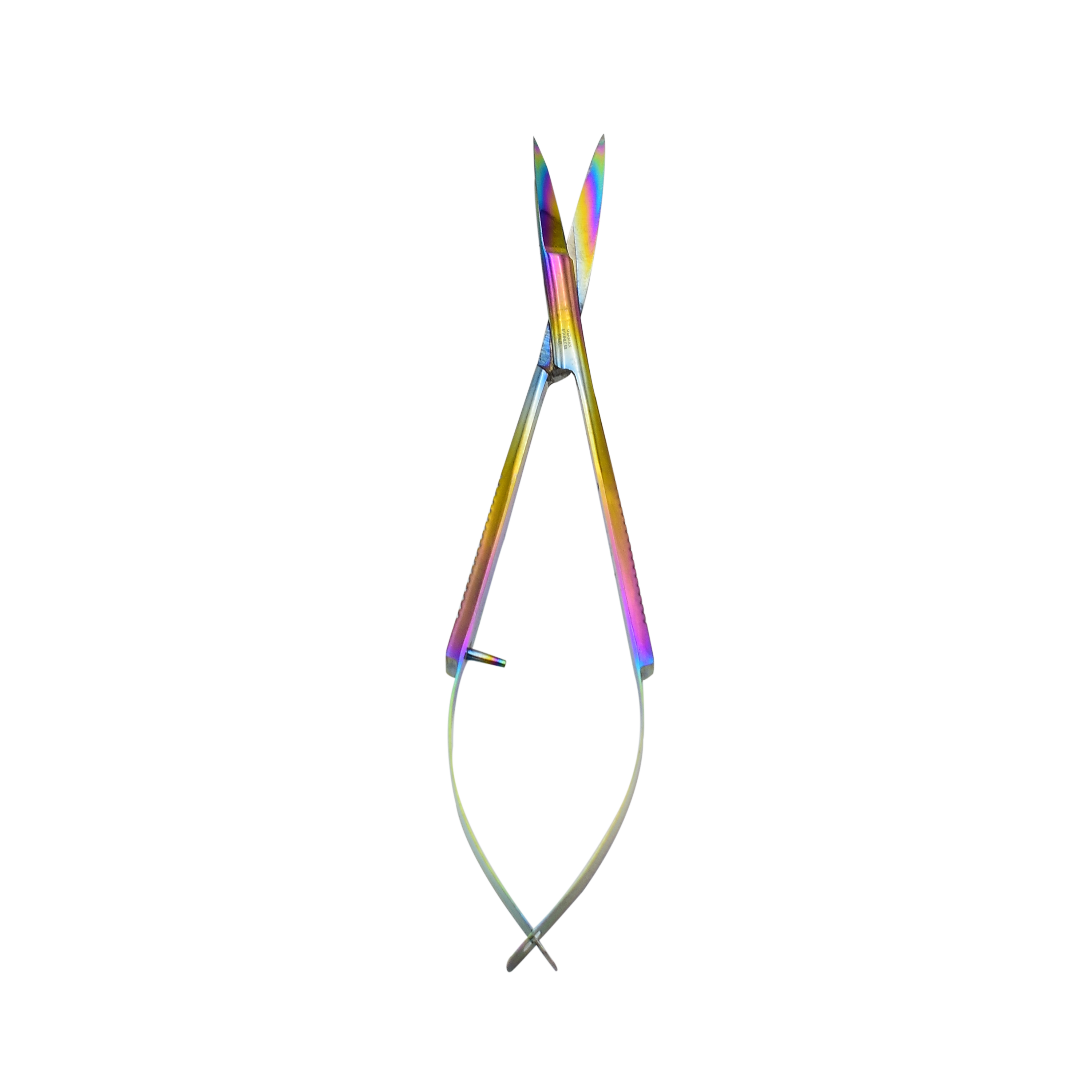 738T - EZ Snip Micro Serrated Titanium Coated Curved Blade