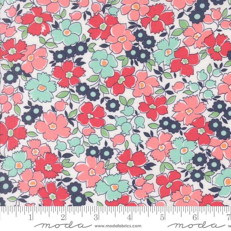 Moda Summertime quilting cotton in Cream 55323