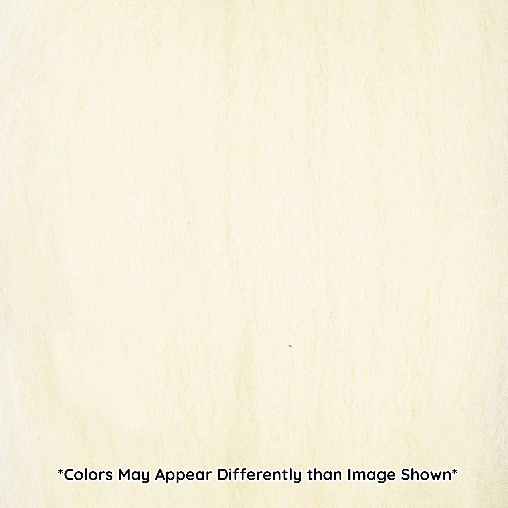 Natural Wool Roving (Off-White)
