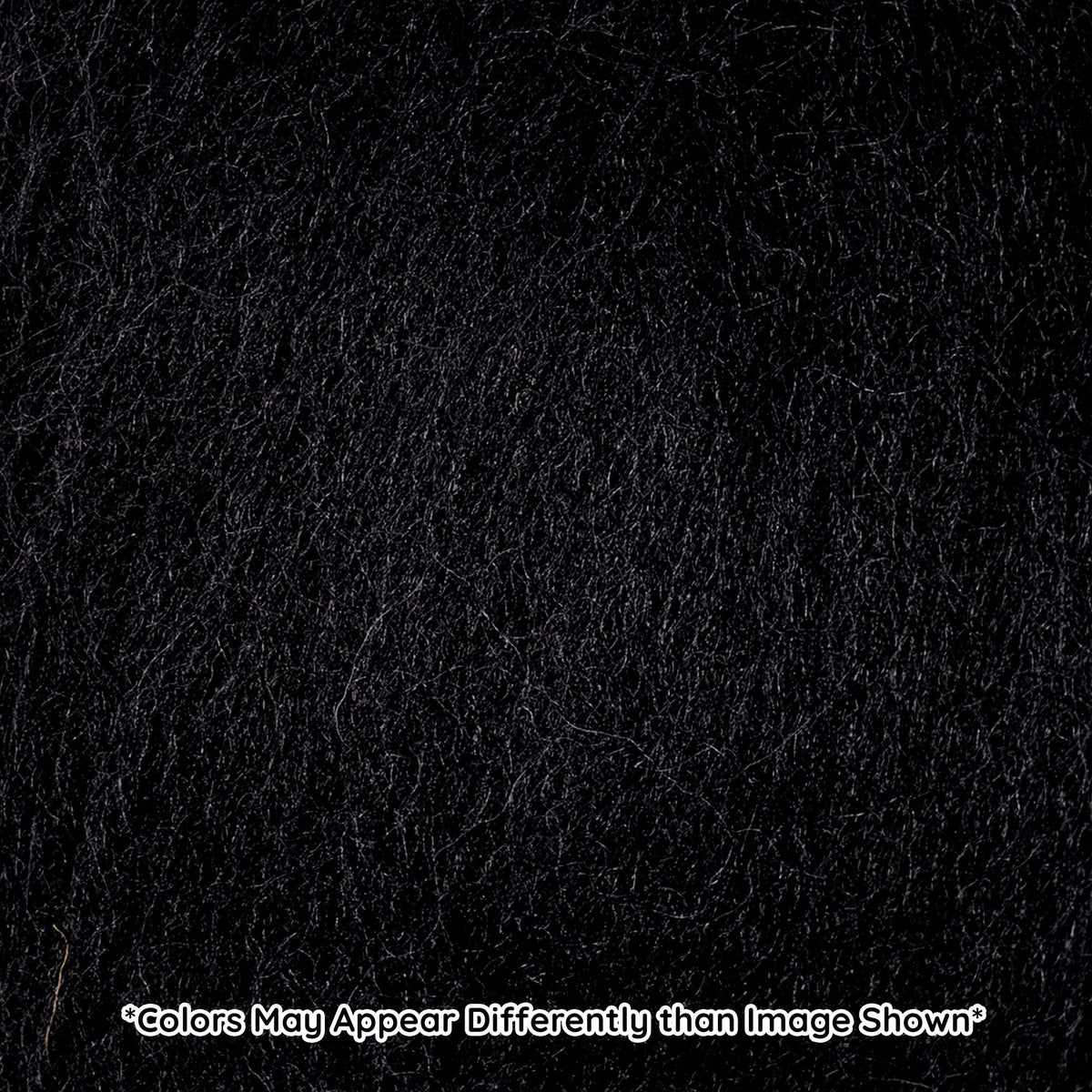 Natural Wool Roving (Black)