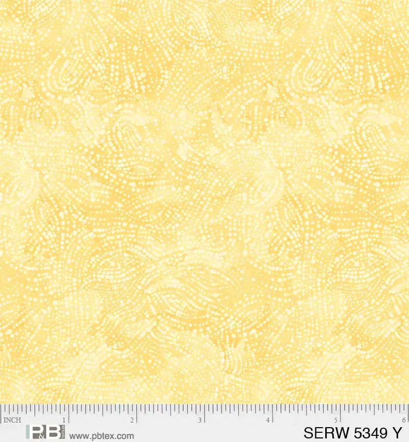Yellow Serenity Cotton Wideback Fabric