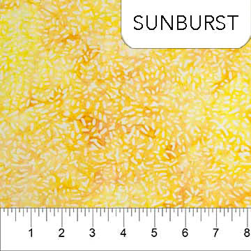 Northcott Ketan batik mixer quilting cotton fabric in Sunburst