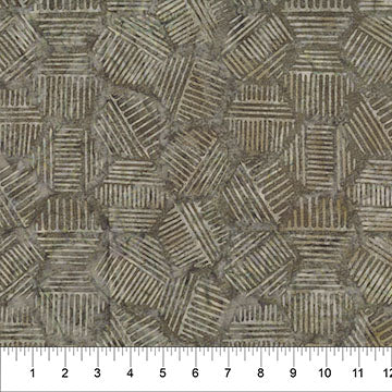 Banyan Earth Hexies Neutral Cotton 44"/45" Fabric Per Yard