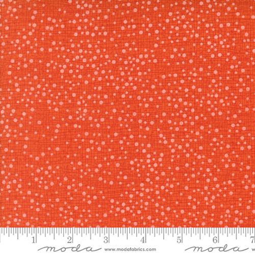 Coven Dotty Thatched Tangerine Cotton 44"/45" Fabric Per Yard