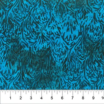 Banyan 83573-44 Octopus Oasis Fans Bright Blue 44"/45" Fabric Per Yard