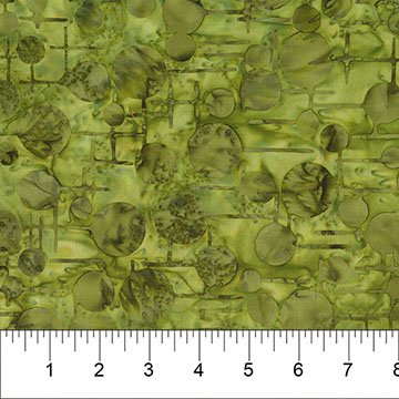 Banyan 83703-74 Bubble Pop Line Work - Olive 44"/45" Fabric Per Yard