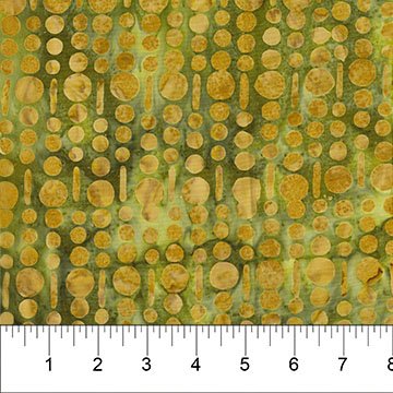 Banyan 83704-74 Bubble Pop Dot Dash - Olive 44"/45" Fabric Per Yard