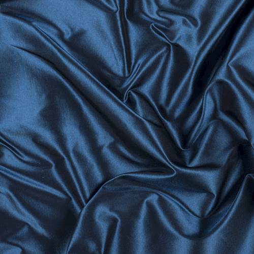 Runway Silks Blue Silk Taffeta Fabric - Reorderable