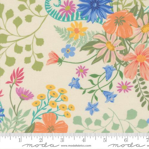 Cannon Beach Cream Misty Meadow 44"/45" Fabric Per Yard