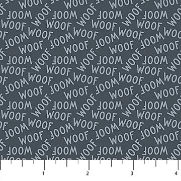 Always By My Side Woof Denim 43"/44" Cotton Fabric Per Yard
