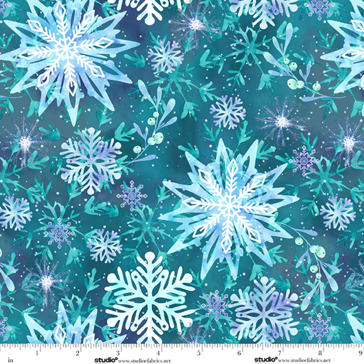 Ice Stellar 108" Sapphire Blue Cotton Wideback Fabric Per Yard