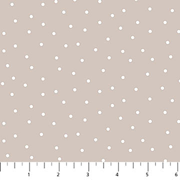 FIGO Fabric NEST Sesame Cotton 44"/45" Fabric Per Yard