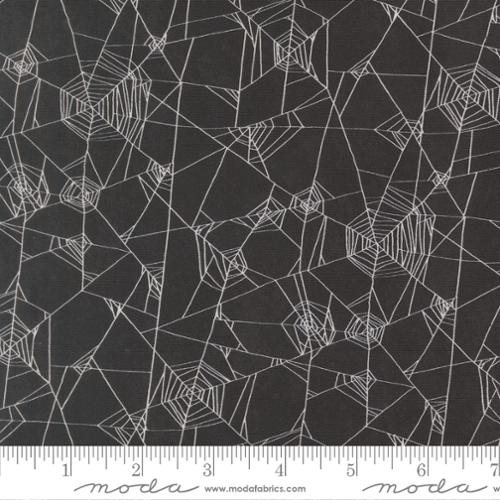 Coven Spider Web Halloween Onyx Cotton 44"/45" Fabric Per Yard