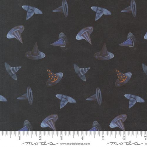 Coven Witch Hats Onyx Cotton 44"/45" Fabric Per Yard